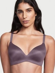 Victoria's Secret Angel Pink Thistle Flower Smooth Lightly Lined Non Wired Push Up Bra - Image 1 of 3