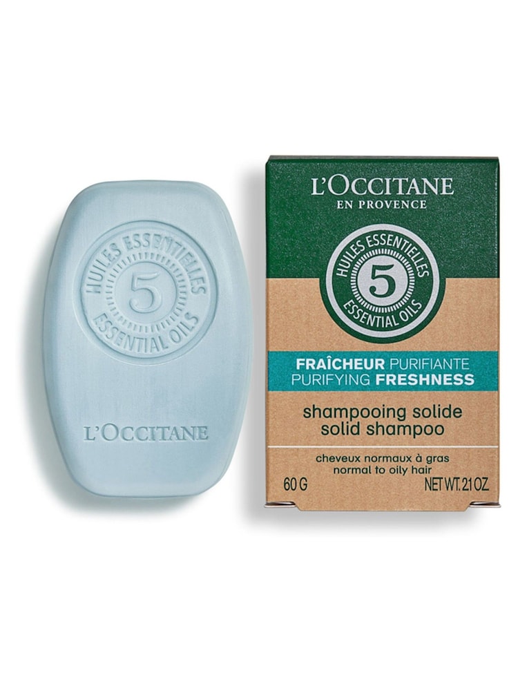 L'OCCITANE Purifying Freshness Solid Shampoo 60g - Image 1 of 1