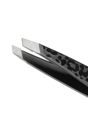 Tweezerman Black Leopard Mini Slant Tweezer - Image 2 of 2