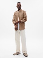 Gap Brown Classic Oxford Shirt in Standard Fit - Image 1 of 1