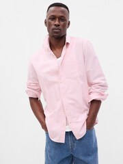 Gap Pink Classic Oxford Shirt in Standard Fit - Image 1 of 1