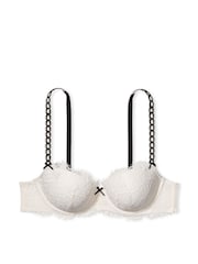 Victoria's Secret White Lace Lightly Lined Demi Bra - Image 3 of 3