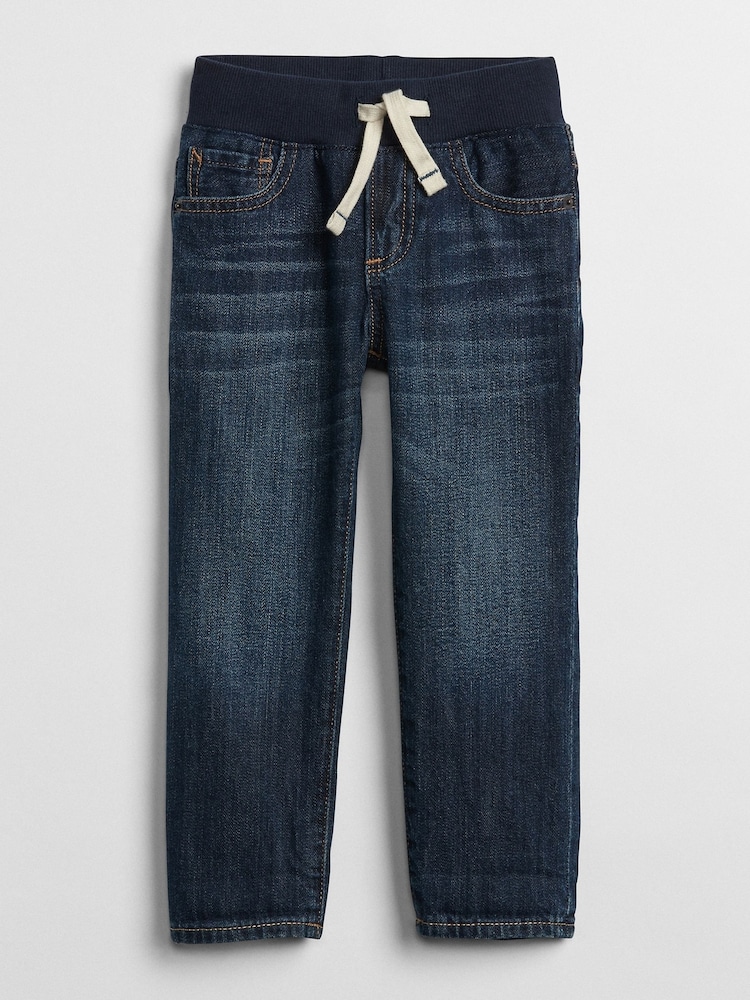 Gap Mid Wash Blue Cotton Slim Fit Stretch Jeans (6mths-5yrs) - Image 2 of 3 Gap Mid Wash Blue Cotton Slim Fit Stretch Jeans (6mths-5yrs) - Image 2 of 3