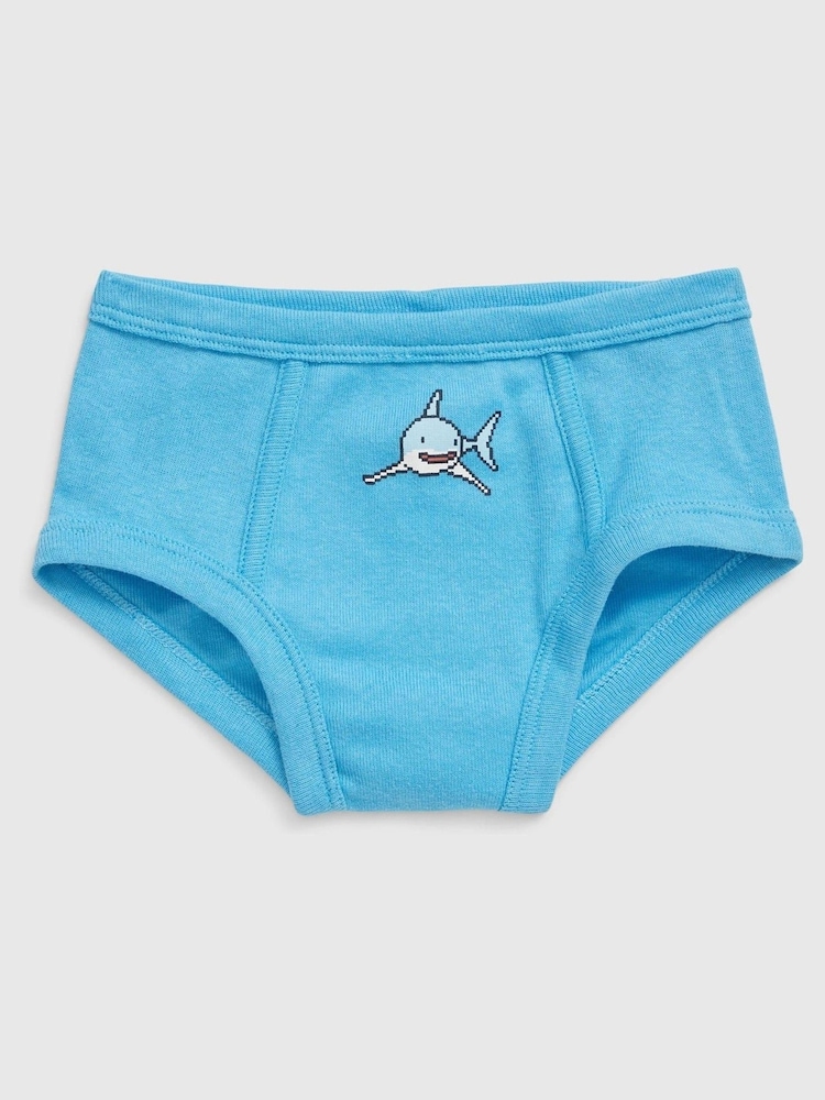 Gap Multi Organic Cotton Shark Briefs 7-Pack - Image 2 of 2
