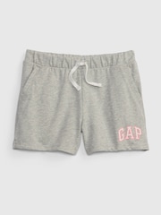 Gap Grey Pull On Logo Jogger Shorts (4-13yrs) - Image 1 of 2