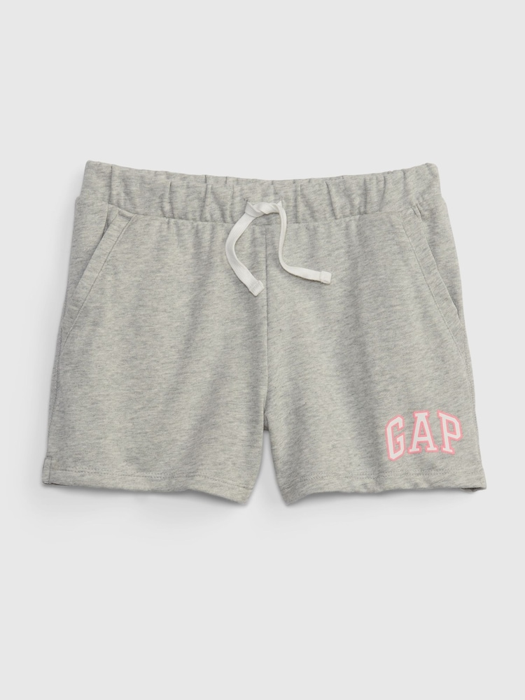 Gap Grey Pull On Logo Jogger Shorts (4-13yrs) - Image 1 of 2