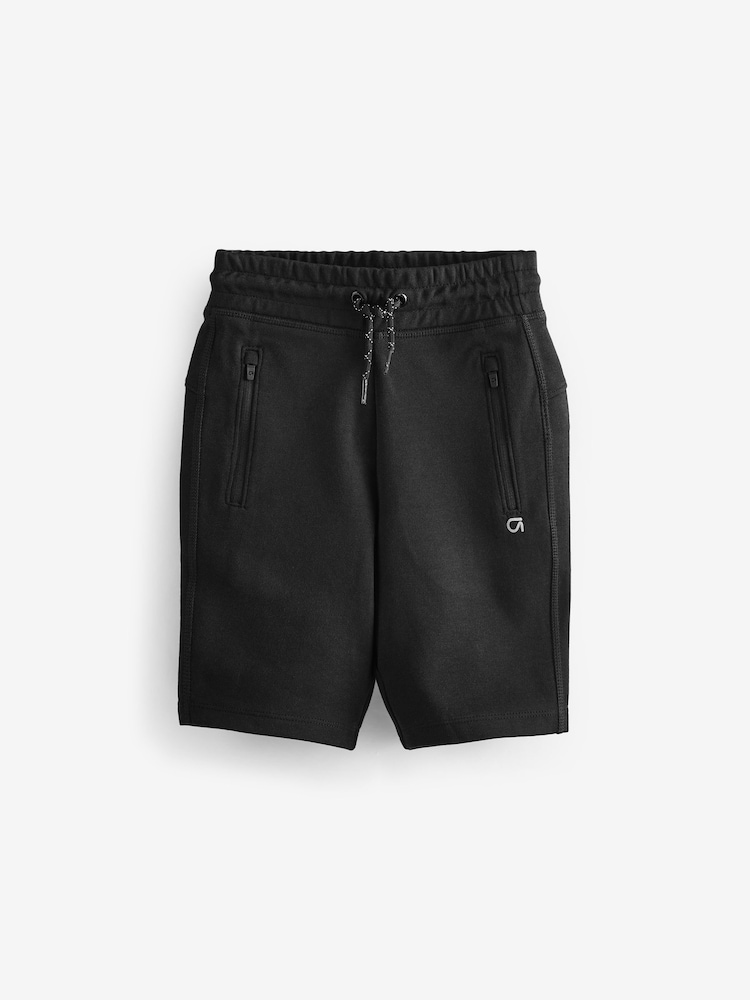 Gap Black Pull On Zip Pocket Jogger Shorts (4-13yrs) - Image 1 of 3