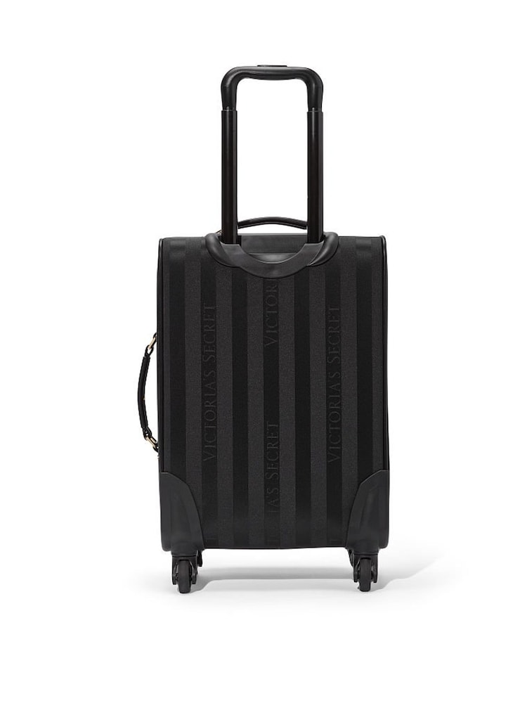 Victoria's Secret Black Stripe Luggage - Image 2 of 3