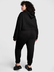 Victoria's Secret PINK Pure Black Fleece Cuffed Jogger - Image 2 of 4