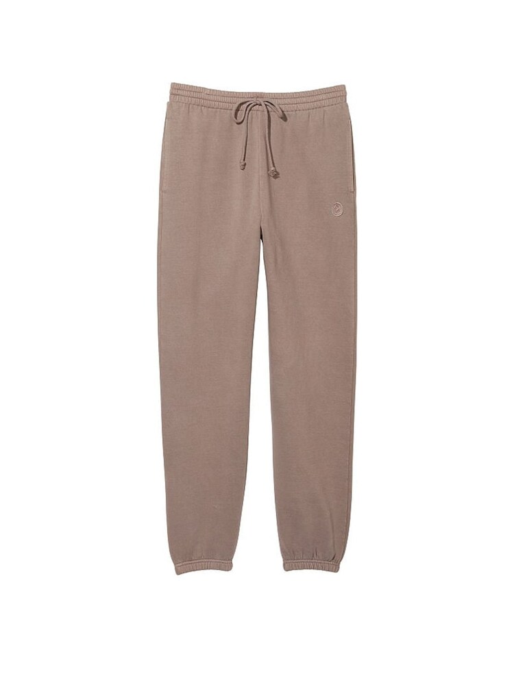 Victoria's Secret PINK Iced Coffee Brown Fleece Cuffed Jogger - Image 4 of 4