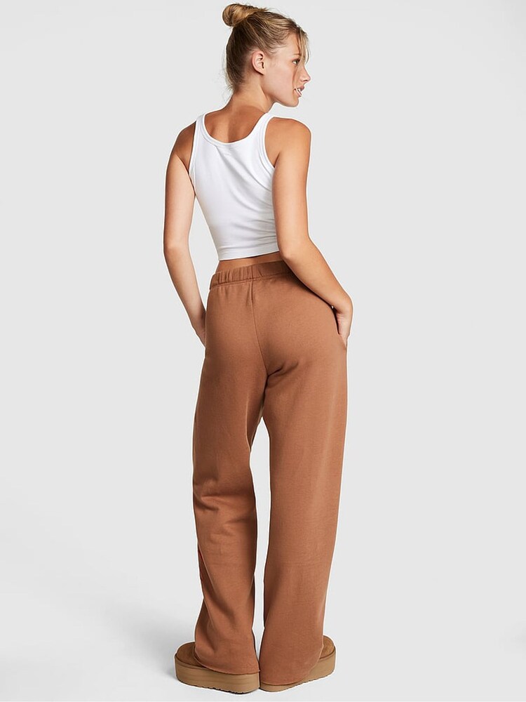 Victoria's Secret PINK Caramel Kiss Brown Wide Leg Jogger - Image 2 of 3