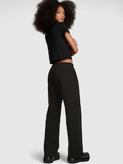 Victoria's Secret PINK Pure Black Straight Leg Joggers - Image 2 of 4