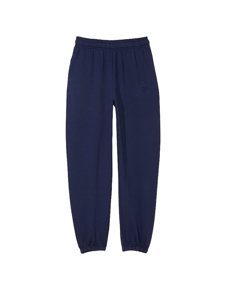 Victoria's Secret PINK Midnight Navy Blue Fleece Cuffed Jogger - Image 1 of 1