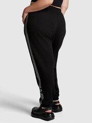 Victoria's Secret PINK Pure Black Shine Cuffed Jogger - Image 2 of 3