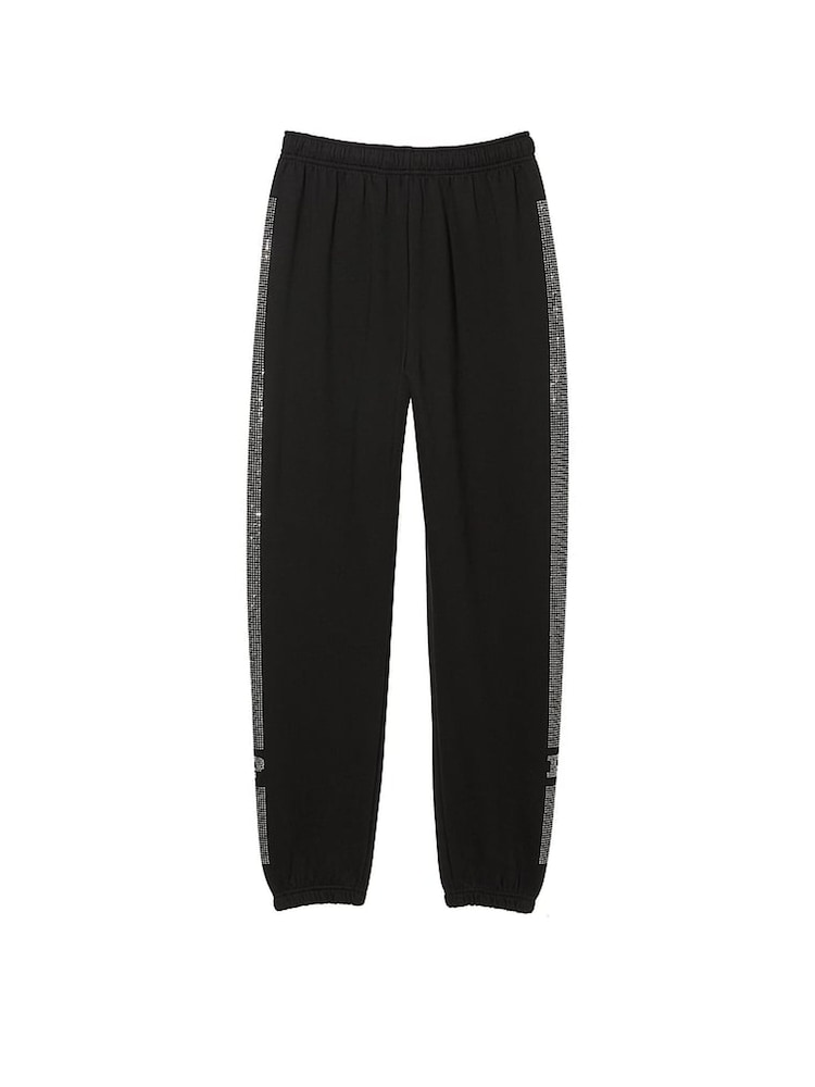 Victoria's Secret PINK Pure Black Shine Cuffed Jogger - Image 3 of 3