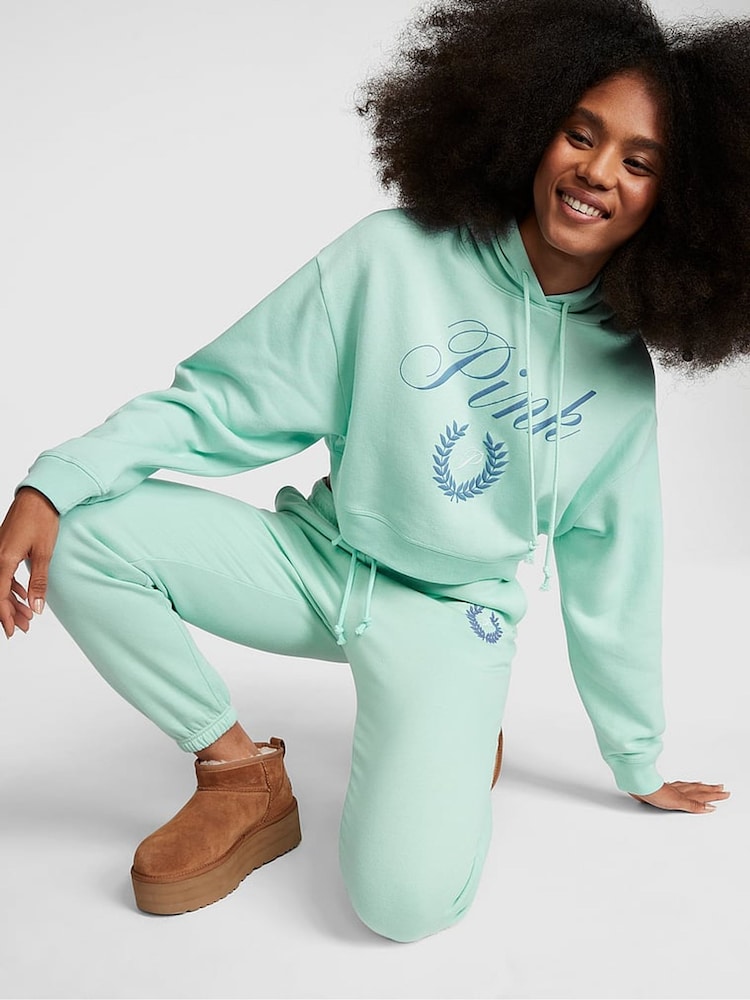 Victoria's Secret PINK Opal Blue Cuffed Jogger - Image 1 of 3