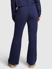Victoria's Secret PINK Midnight Navy Blue Fleece Wide Leg Joggers - Image 2 of 4