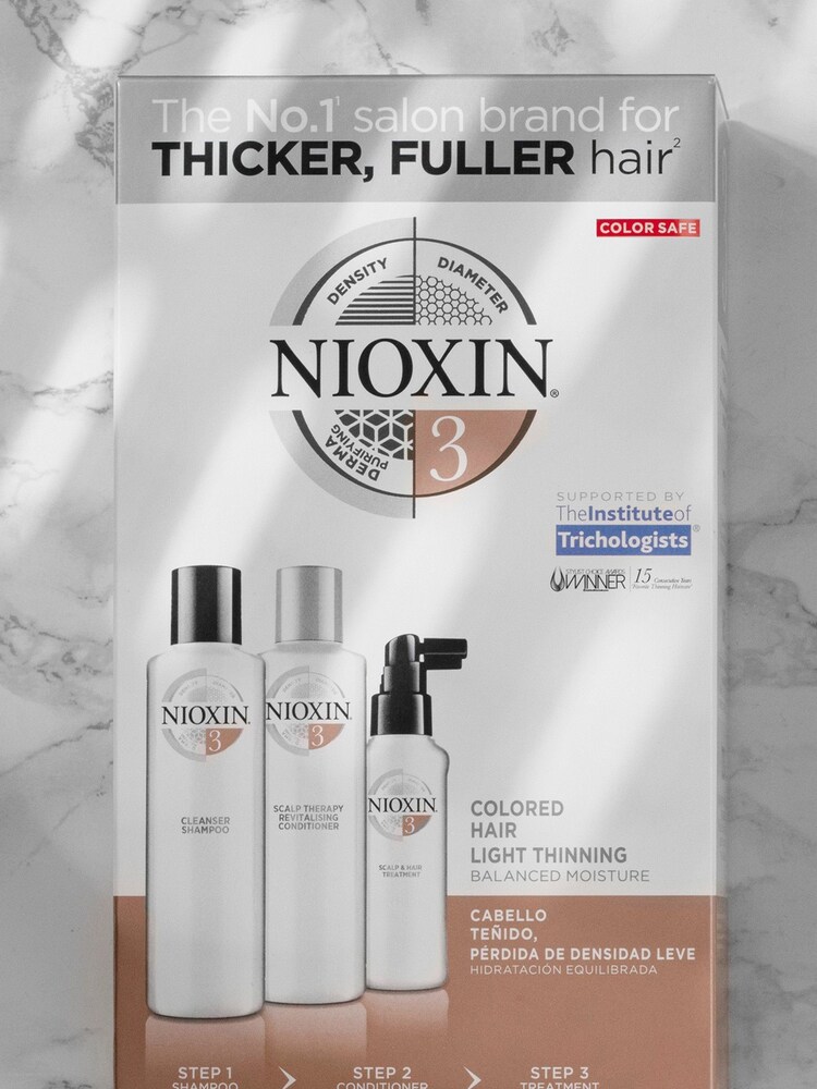 Nioxin 3-Part System 3 Loyalty Kit for Coloured Hair with Light Thinning - Image 2 of 3