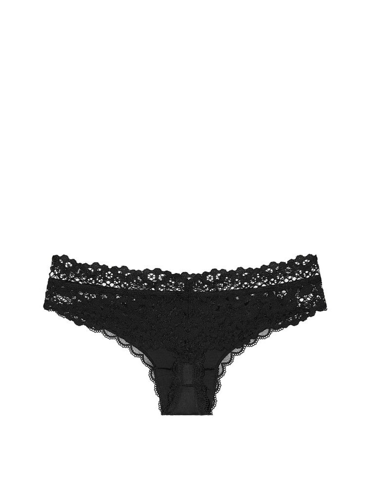 Victoria's Secret Black Laceback Thong Knickers - Image 4 of 4