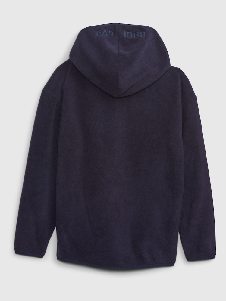 Gap Navy Blue Arch Logo Zip Hoodie - Image 2 of 2