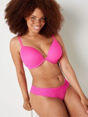 Victoria's Secret PINK Atomic Pink Super Push Up T-Shirt Bra - Image 1 of 4