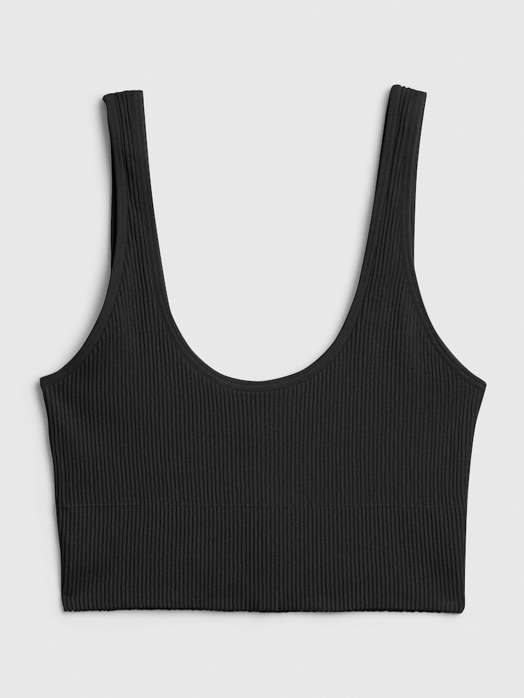 Gap Black Seamless Ribbed Bralette - Image 3 of 3