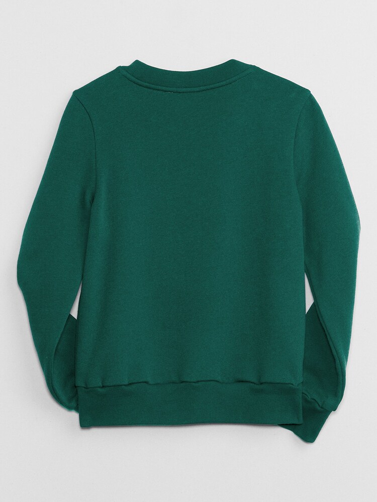 Gap Green Metallic Logo Long Sleeve Crew Neck Sweatshirt (4-13yrs) - Image 2 of 3