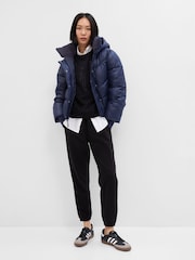 Gap Blue ColdControl Max Cropped Puffer Coat - Image 1 of 2