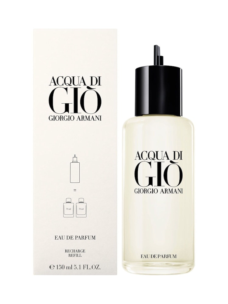 Armani Beauty Acqua Di Gio Eau De Parfum Refillable 150ml - Image 1 of 5 Armani Beauty Acqua Di Gio Eau De Parfum Refillable 150ml - Image 1 of 5