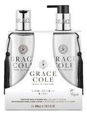 Grace Cole White Nectarine  Pear Body Care Duo Set 2x300ml - Image 1 of 4