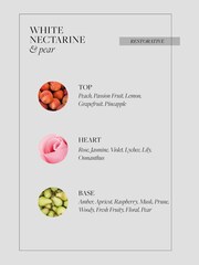 Grace Cole White Nectarine  Pear Body Care Duo Set 2x300ml - Image 4 of 4