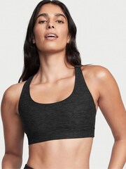 Victoria's Secret Grey Onyx Heather Smooth Strappy Back Non Wired Minimum Impact Sports Bra - Image 1 of 3