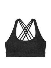 Victoria's Secret Grey Onyx Heather Smooth Strappy Back Non Wired Minimum Impact Sports Bra - Image 3 of 3
