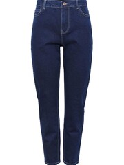 PIECES Blue High Waisted Mom Jean - Image 2 of 2