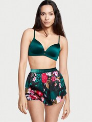 Victoria's Secret Black Silk Short Pyjamas - Image 1 of 3