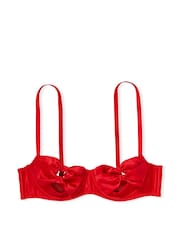 Victoria's Secret Lipstick Red Dream Angels Wicked Peekaboo Cup Bow Balcony Bra - Image 3 of 3