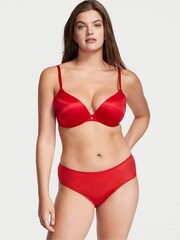 Victoria's Secret Lipstick Red Lace Trim Cheeky Knickers - Image 3 of 5
