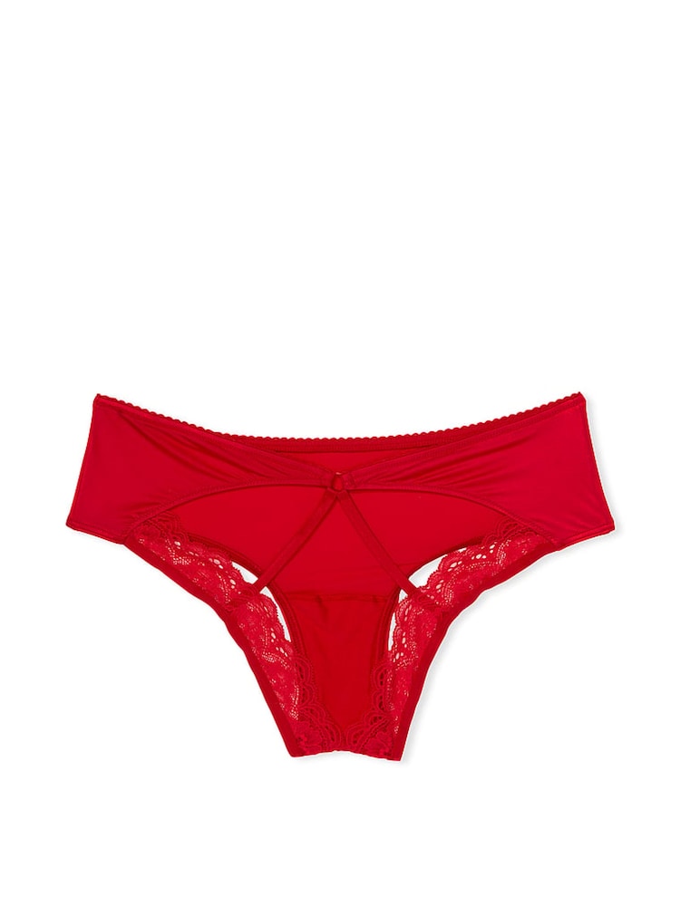 Victoria's Secret Lipstick Red Lace Trim Cheeky Knickers - Image 4 of 4 Victoria's Secret Lipstick Red Lace Trim Cheeky Knickers - Image 4 of 4
