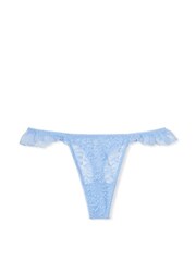 Victoria's Secret Morning Sky Blue Lace Thong Knickers - Image 2 of 3