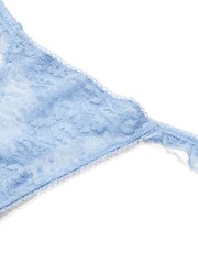 Victoria's Secret Morning Sky Blue Lace Thong Knickers - Image 3 of 3