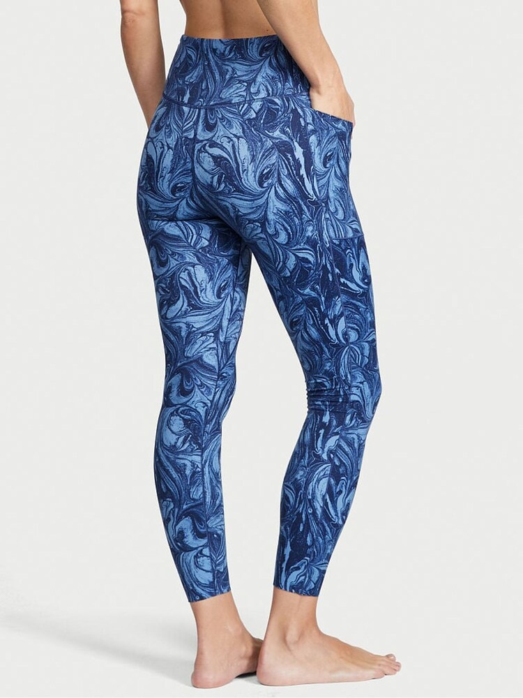 Victoria's Secret Blue Marble High Waist Legging - Image 2 of 3