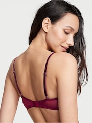 Victoria's Secret Claret Red Lace Lightly Lined Demi Bra - Image 2 of 4