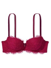Victoria's Secret Claret Red Lace Lightly Lined Demi Bra - Image 2 of 2