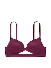 Victoria's Secret Burgundy Purple Incredible Smooth Non Wired Push Up Bra - Image 3 of 3