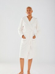 Chelsea Peers White Fluffy Dressing Gown - Image 1 of 5