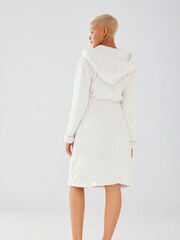 Chelsea Peers White Fluffy Dressing Gown - Image 4 of 5