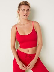 Victoria's Secret PINK Red Pepper Seamless Lightly Lined Low Impact Sports Bra - Image 1 of 3