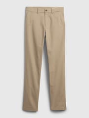 Gap Beige Straight Fit Stretch Essential Chino Trousers - Image 6 of 7