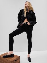Gap Black High Waisted Classic Stretch True Skinny Jeans - Image 4 of 6