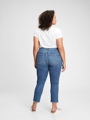 Gap Mid Blue High Waisted Ankle Length Vintage Slim Jeans - Image 7 of 9